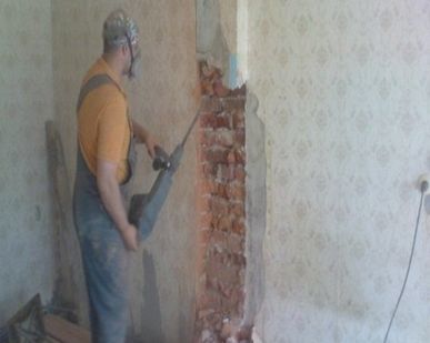 фото Услуга демонтажа стен