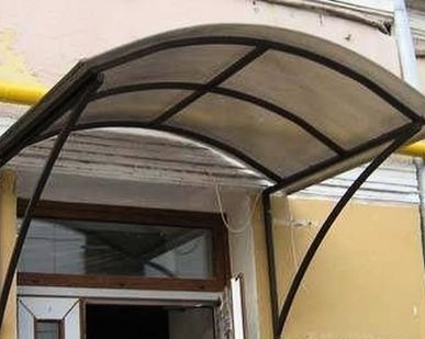 фото Козырьки металлические